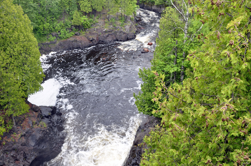 Cross River Falls is on Minnesota's North Shore of Lake Superior
