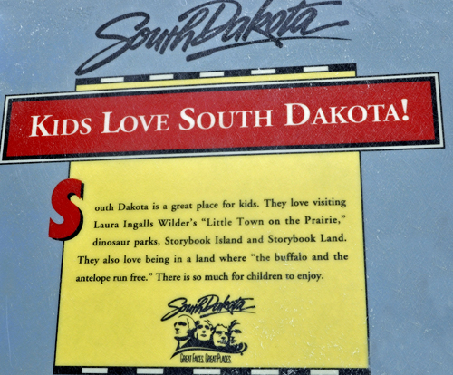 sign about what kids love in SD