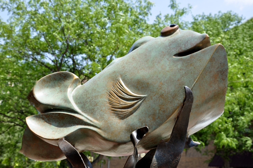 Clorese the big fish sculpture