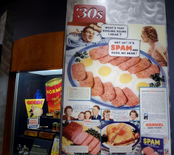 advertisement from the 30's for Spam