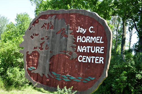 Jay C. Hormel Nature Center sign