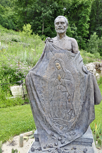 Sculpture of Saint Juan Diego