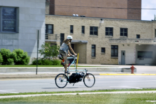 a high-rise bicycle