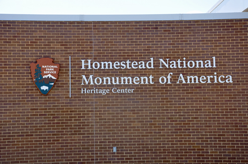 sign: Homestead National Monument of America Heritage Center