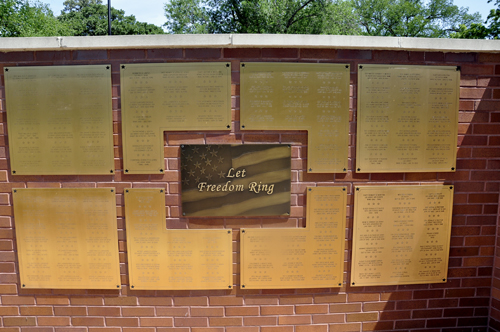 Wall of Honor section entitled Let Freedom Ring
