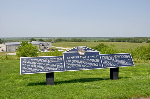 Historical Marker about the Great Platte Valley