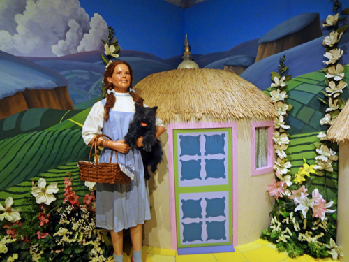 Dorothy and Toto in Munchkinland