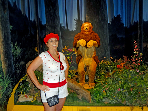 Karen Duquette and the cowardly lion
