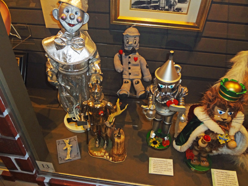 display case of all things Oz