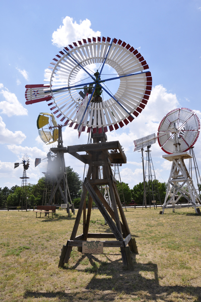 windmills at Shattuck Windmill Museum