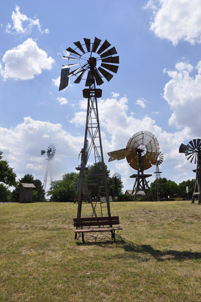 windmills at Shattuck Windmill Museum