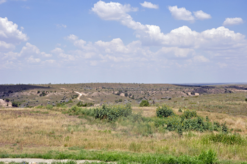 Texas Landscape as seen from Gray County Rest Area