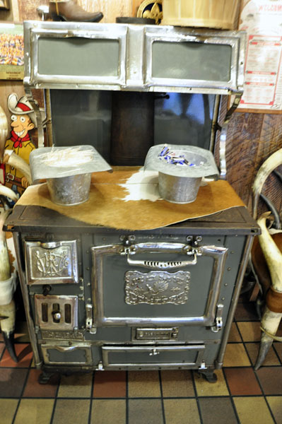 an old stove