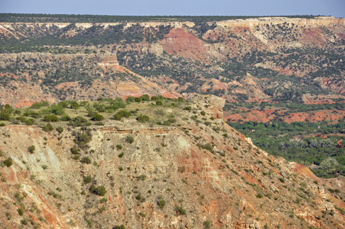 Palo Duro Canyon State Park view from Interpretive Center