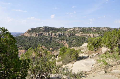 the Palo Duro Canyon