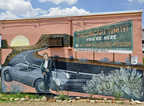 James Dean mural on Route 66