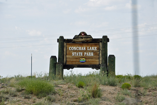 sign: Conchas Lake State Park