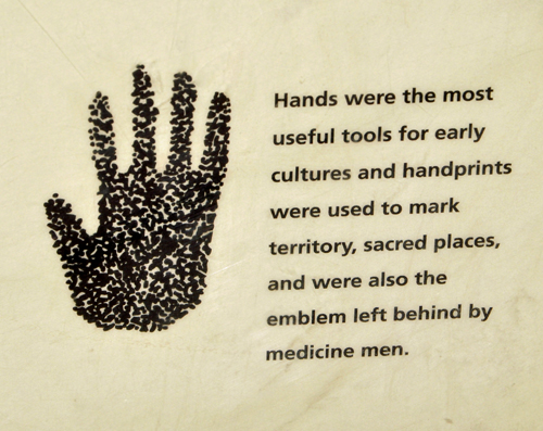 sign: comon petroglyph meanings - hands