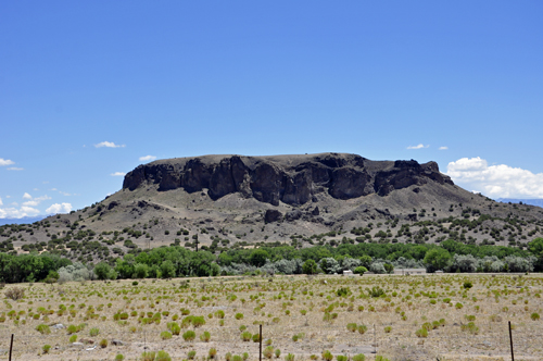 The Black Mesa in New Mexico