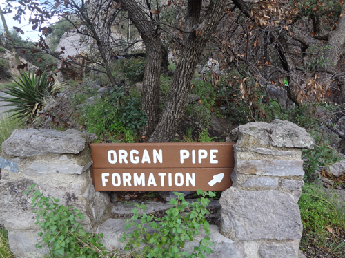 sign: Organ Pipe Formation