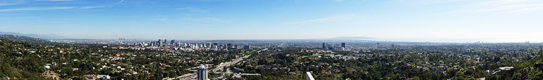 Los Angeles and suburbs as seen from the Getty Center