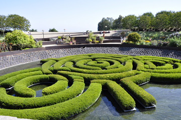 The 134,000-square-foot Central Garden at the Getty Center