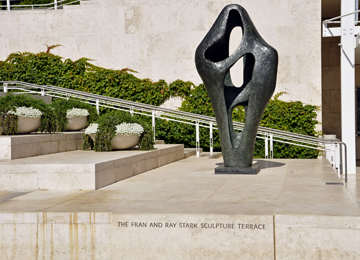 sculpture at the Getty Center