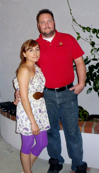 Larry Blahak and his girlfriend, Karen