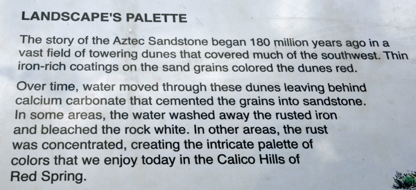 sign: the story of the Aztec sandstone