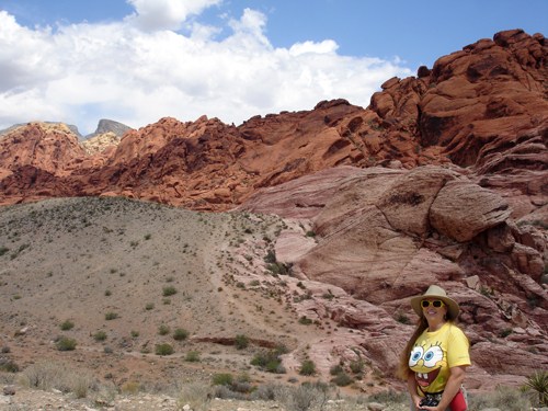 Karen Duquette at Red Rock Canyon