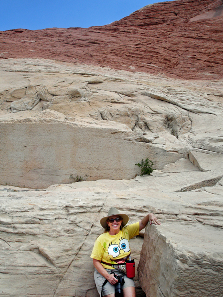 Karen Duquette at Lee Duquette at Red Rock Canyon National Conservation area