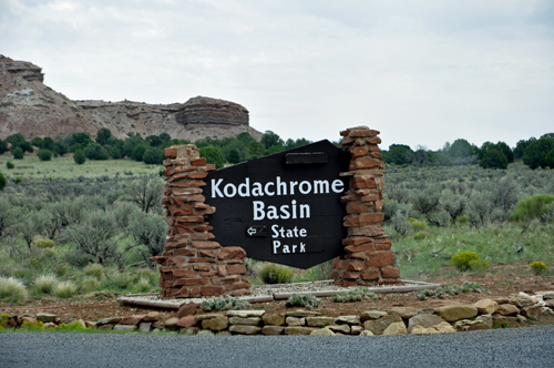 sign: Kodachrome Basin State Park