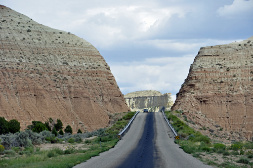 road on the Grand Staircase-Escalante in Utah