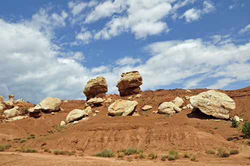 Twin Rocks at Capitol Reef National Park