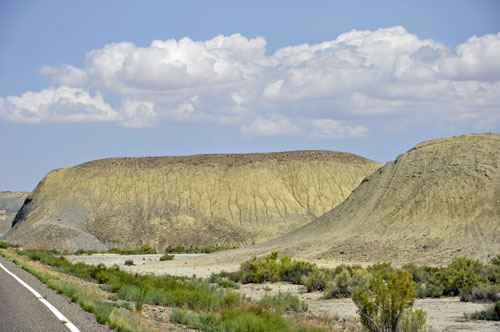 mountain cliff on UT-24