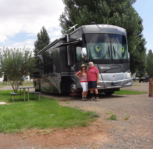 The two RV Gypsies and their RV