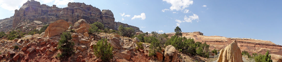 panorama at Colorado National Monument