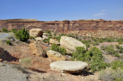 big rocks at Colorado National Monument