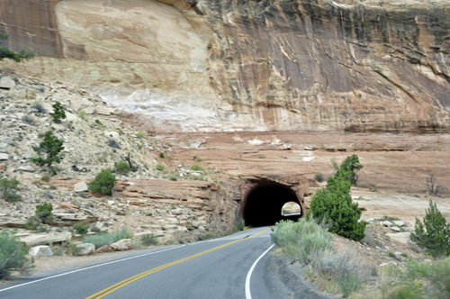a tunnel at Colorado National Monument