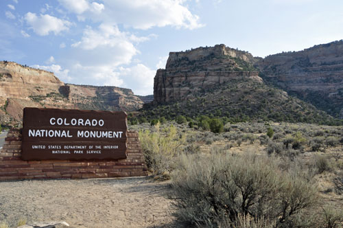 sign: Colorado National Monument