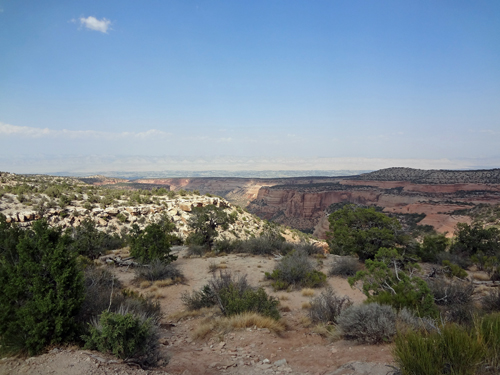 scenery afrom Artists Point in Colorado National Monument
