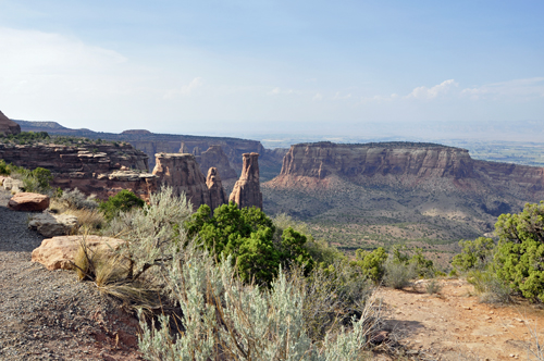 scenery at Monument Canyon in Colorado National Monument