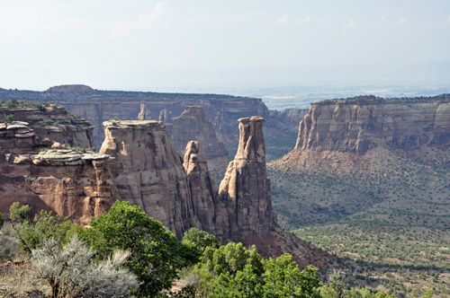 scenery at Monument Canyon in Colorado National Monument