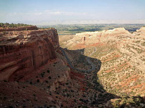 view of Fruita Canyon from Colorado National Monument