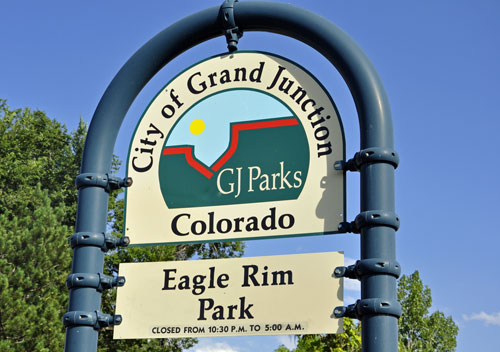 sign: City of Grand Junction Colarado