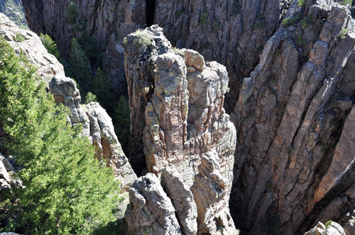 formations at Black Canyon National Park