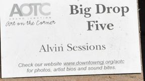 artist sign -  big drop five