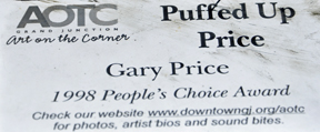 artist sign - Puffed up Price