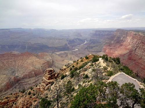 View from the Historical Watchtower at the Grand Canyon