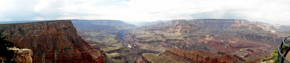 panorama view of the Grand Canyon from Lipan Point